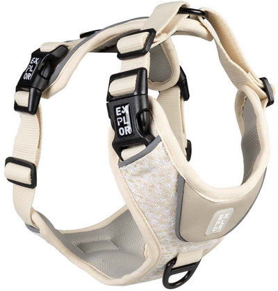 Explor duvoplus harnais coupe ultime mode sans traction pour chiens xs-28-37cm-32-43cm blanc antique