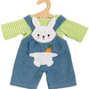 Doup de poupées avec chemise à rayures Bunny Lou, 28-35 cm