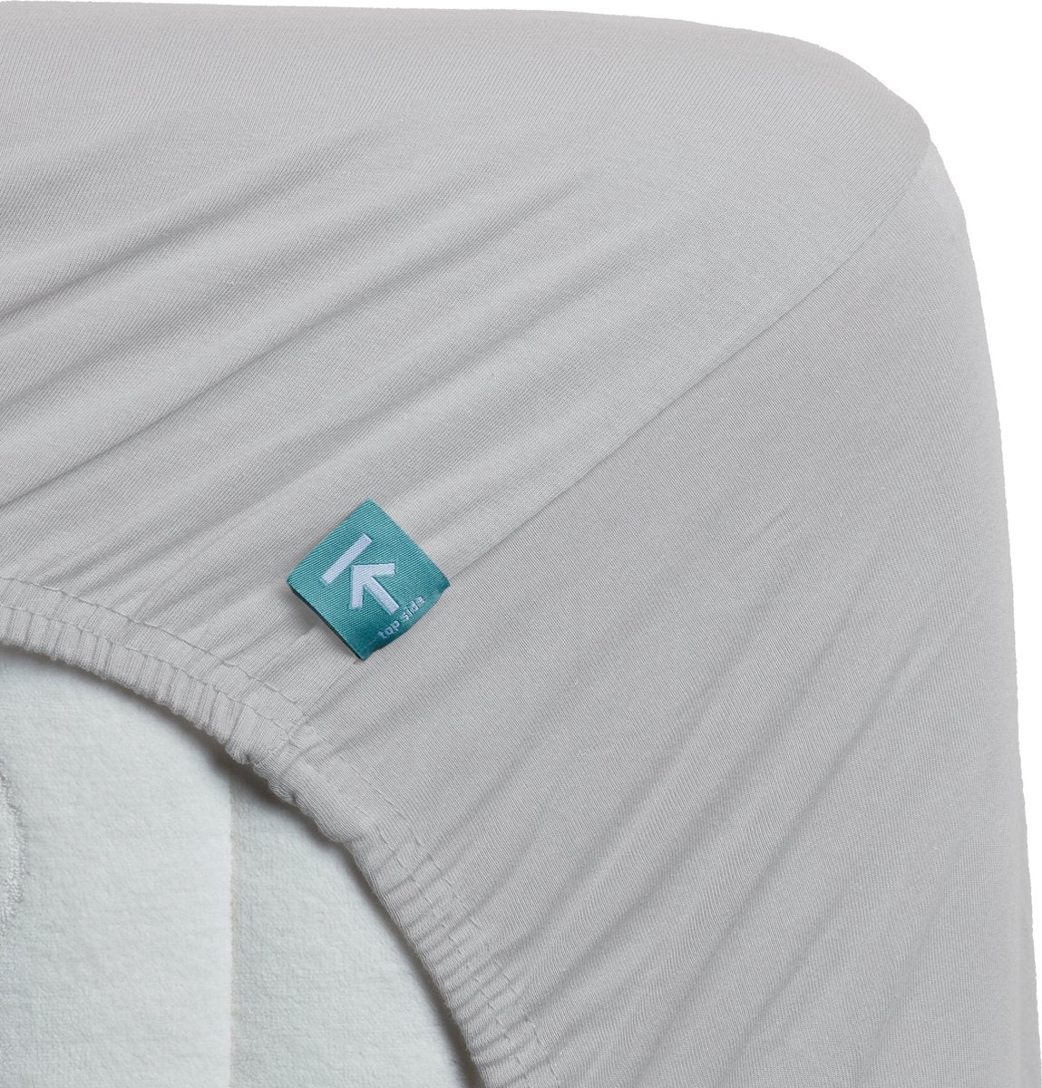 Beddinghouse - jersey - drap-housse surmatelas - 200x220 cm - gris clair