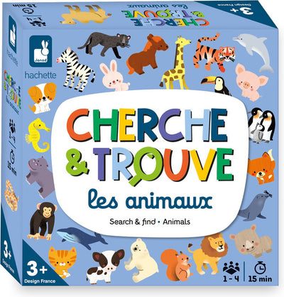 Janod - jeu - chercher et trouver - animaux