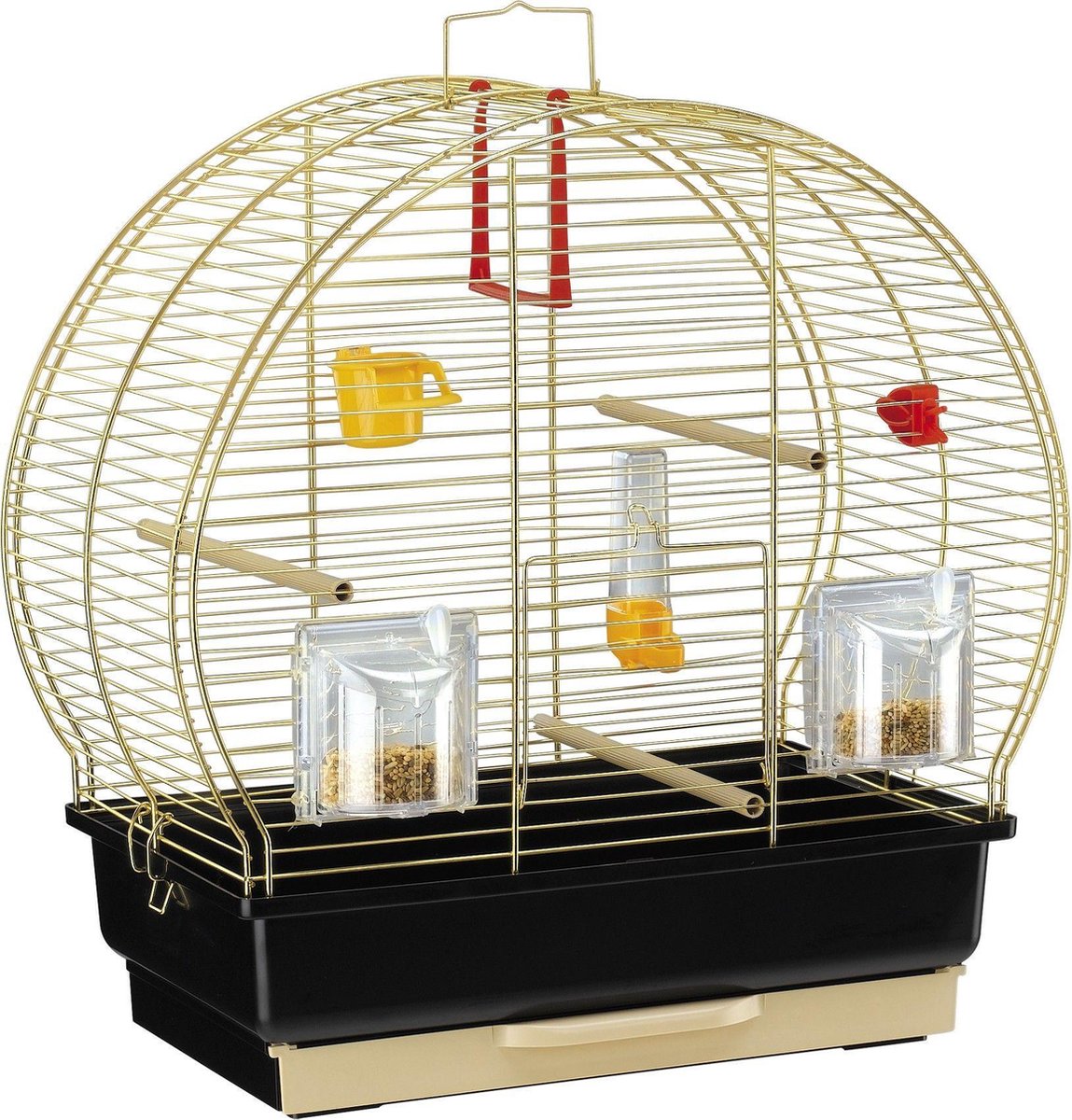 Ferplast cage à oiseaux luna 2 laiton