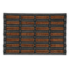 Porte-Mudbuster 40x60 cm Rubber avec noix de coco