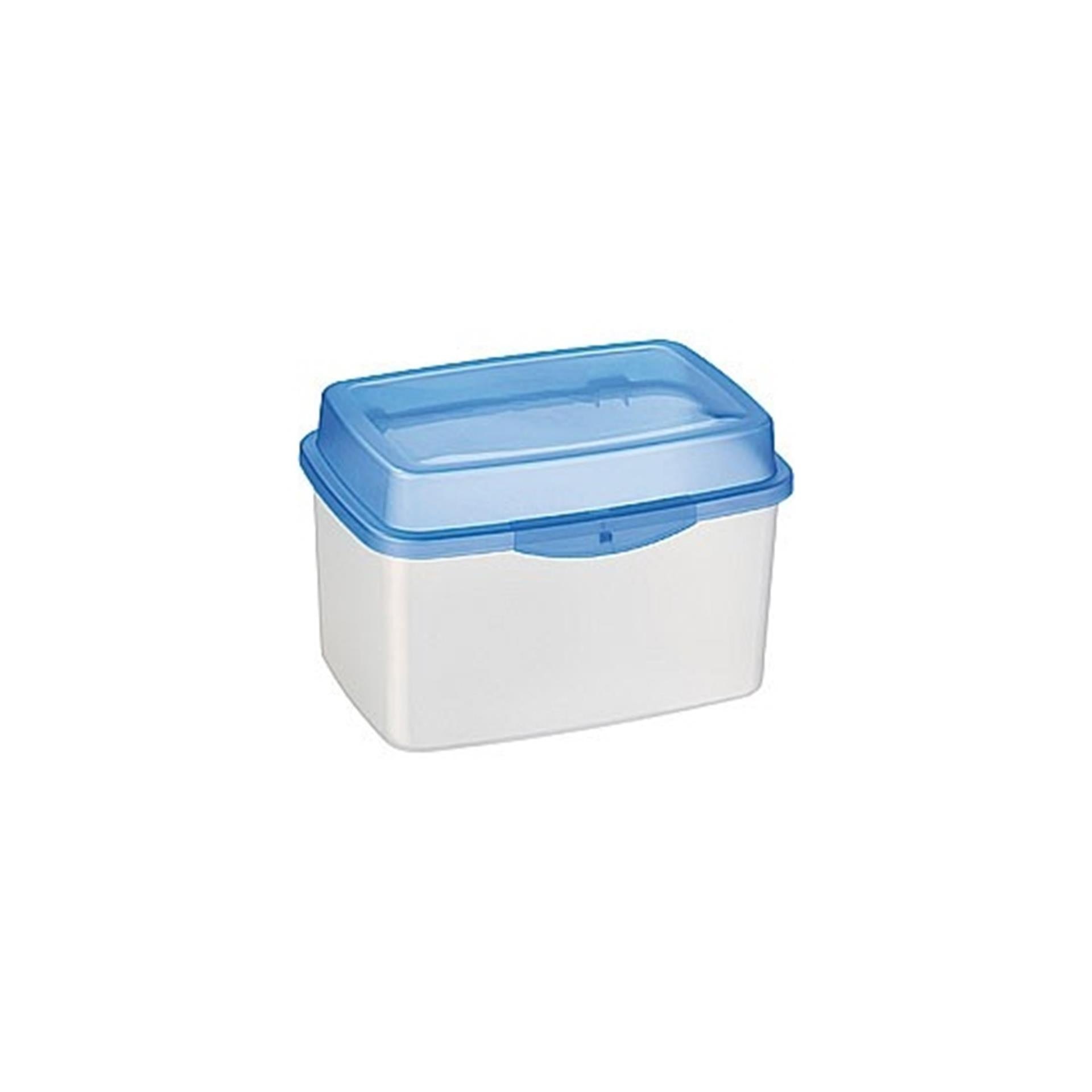 Boîte de rangement pour articles solaires 5,6 litres transp-bleu