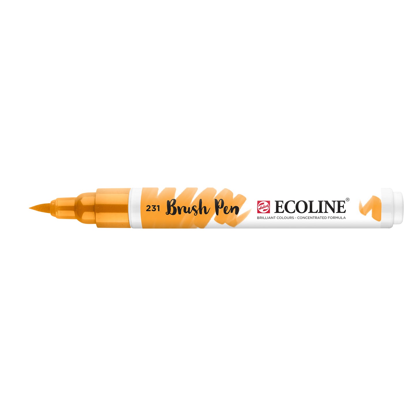 Ecoline • stylo pinceau ocre doré 231