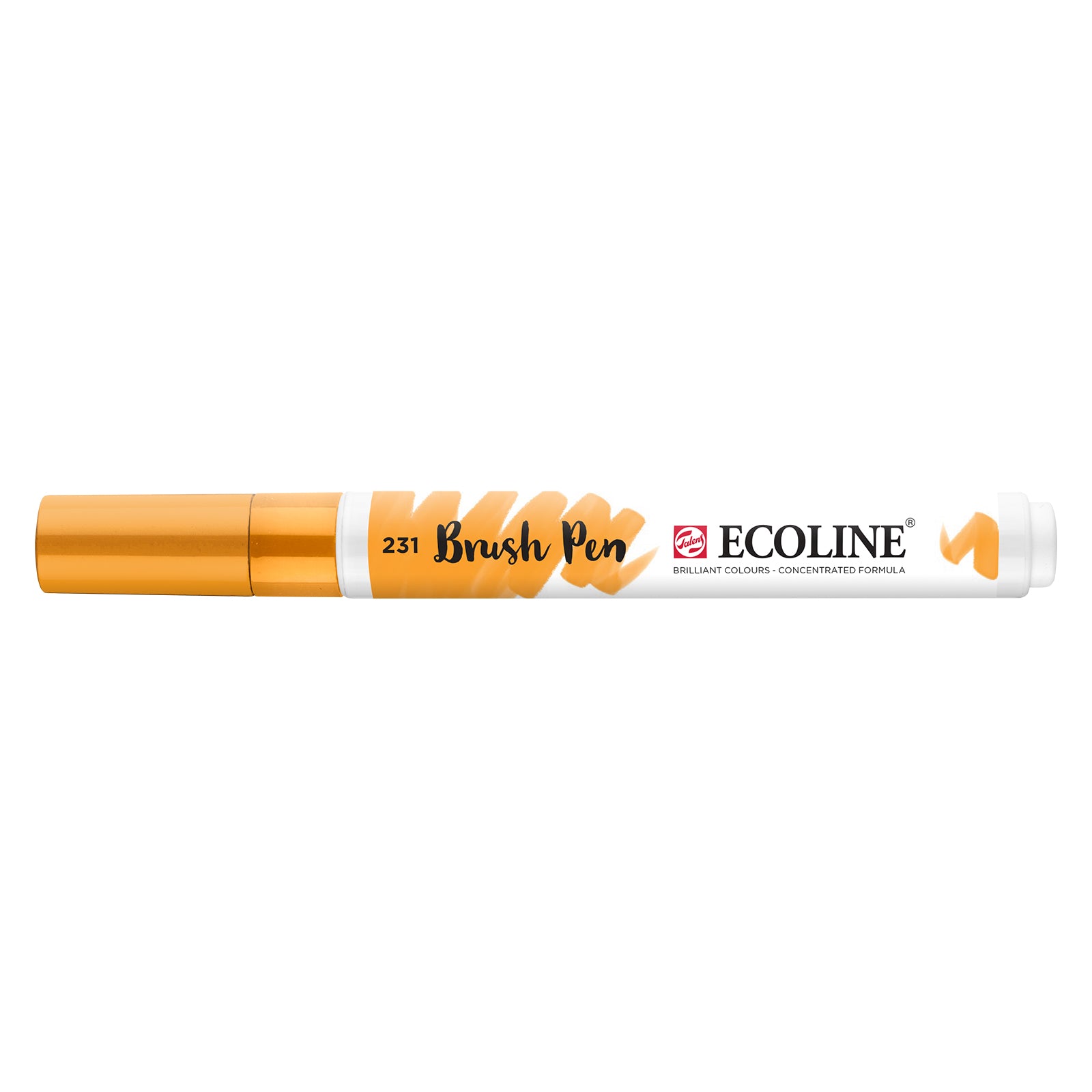 Ecoline • stylo pinceau ocre doré 231