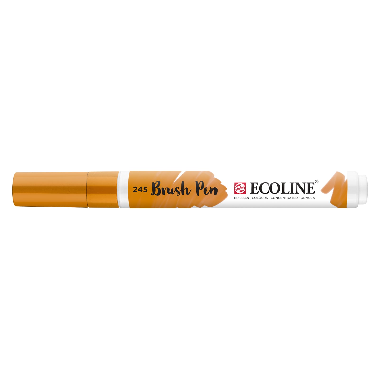 Ecoline • stylo pinceau jaune safran 245