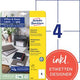 Etiquettes avery 6124 105 x 148