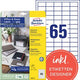 Etiquettes avery 3666-10 38 x 21,2