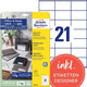 Etiquettes avery 3481-10 70 x 41