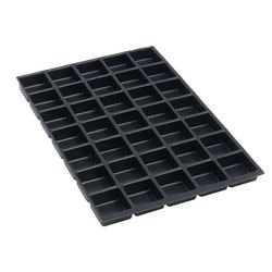 Insert multi-compartiments bisley 20 mm noir