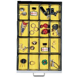 Insert multi-compartiments bisley 51 mm noir