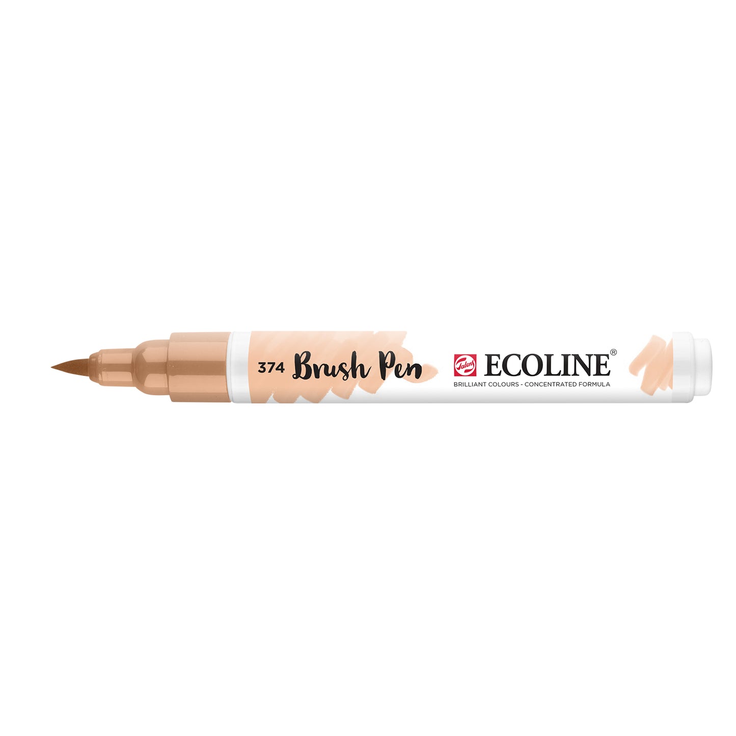 Ecoline • stylo pinceau rose beige 374