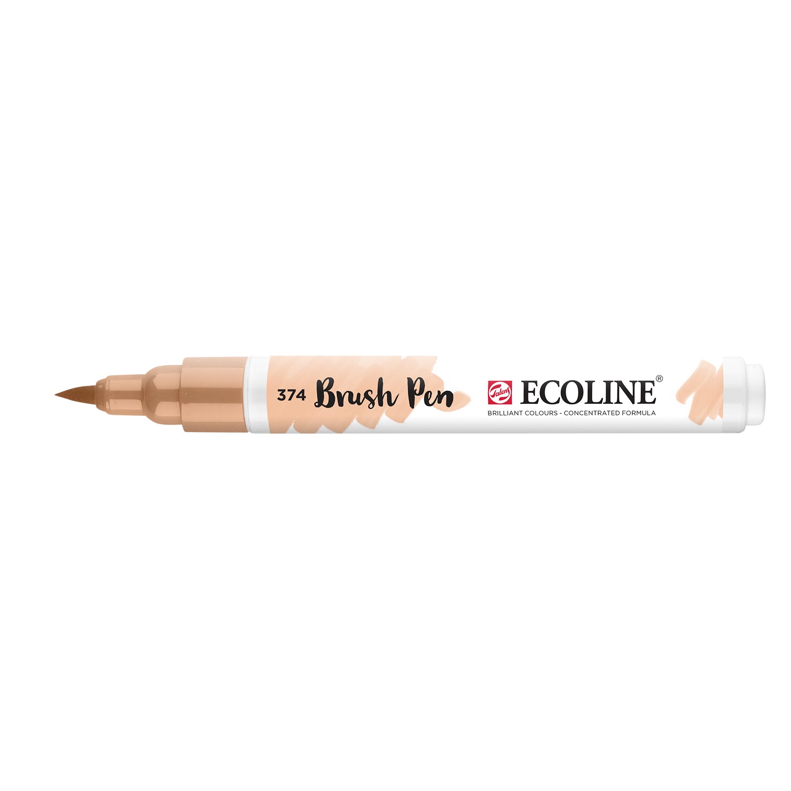 Ecoline • stylo pinceau rose beige 374