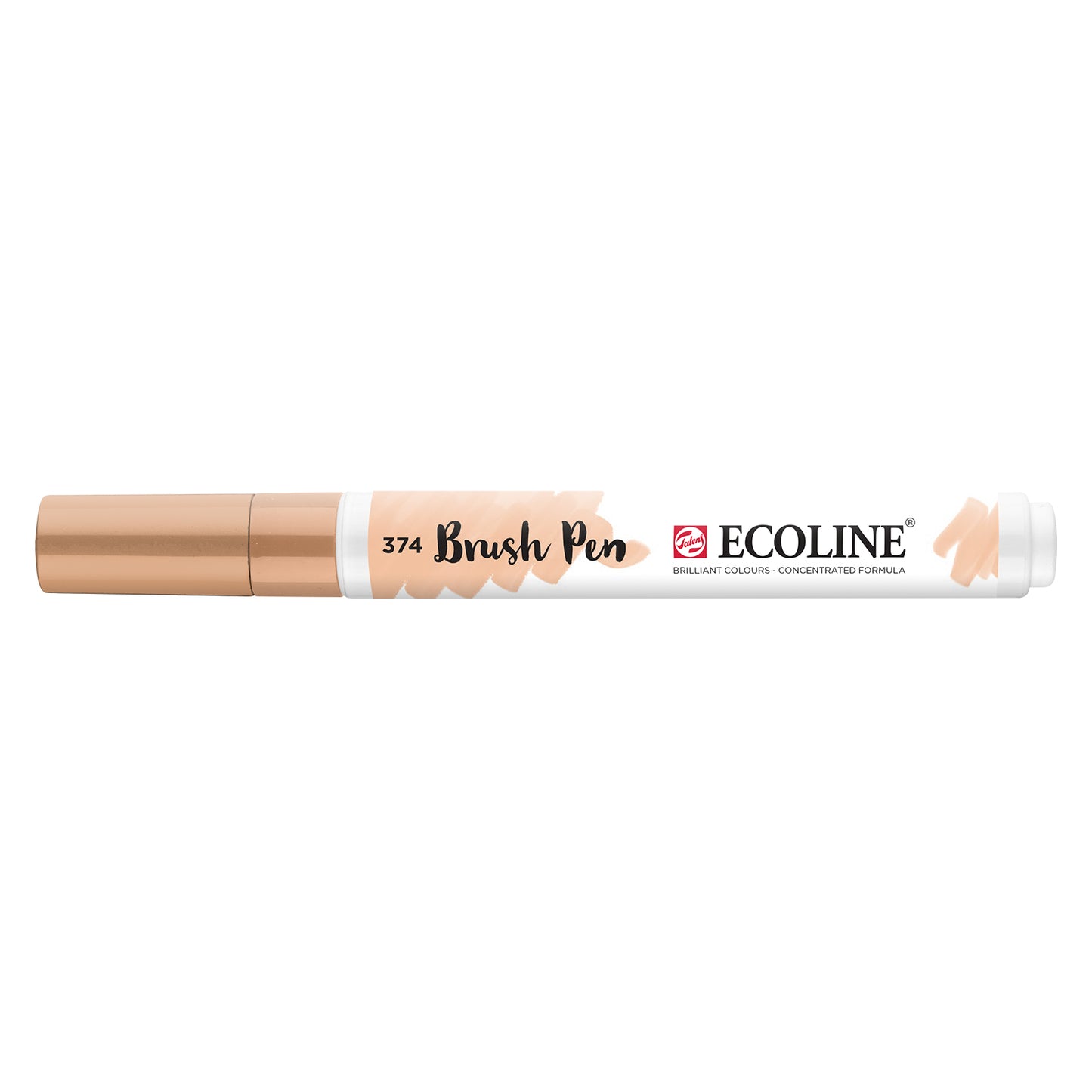 Ecoline • stylo pinceau rose beige 374