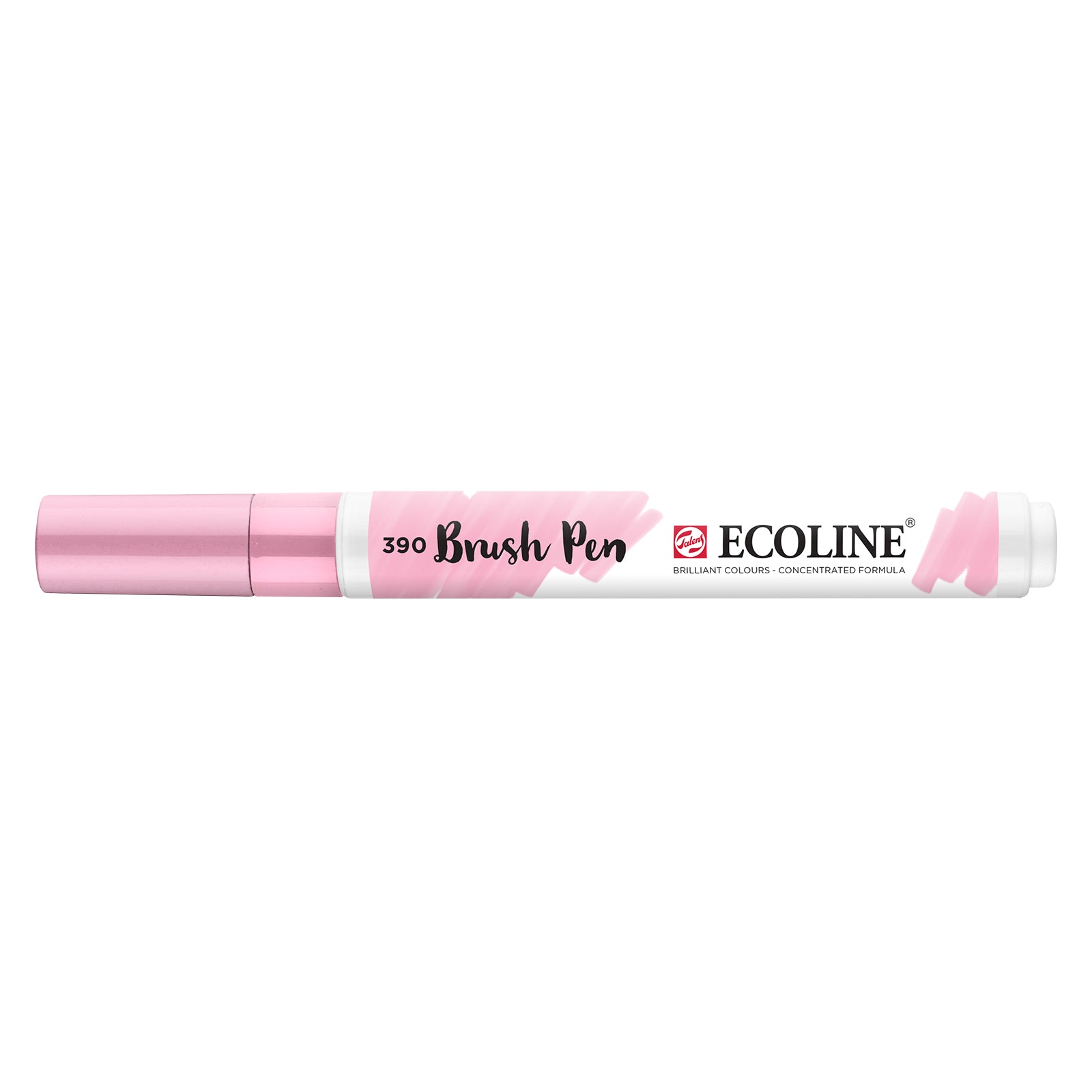 Ecoline • stylo pinceau rose pastel 390