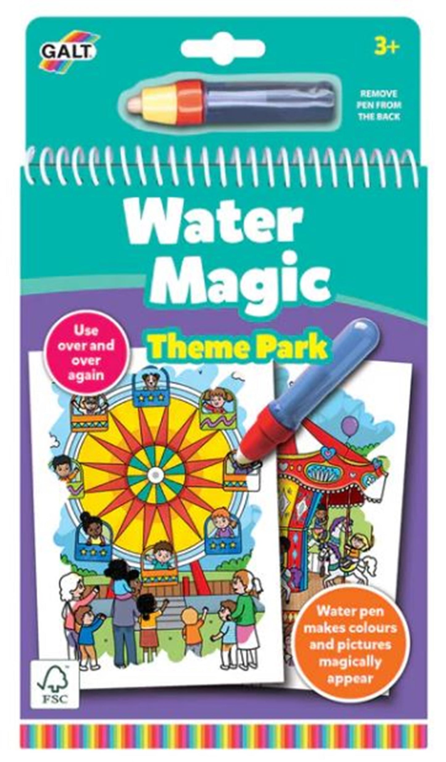 Parc d'attractions géant sur la magie de l'eau