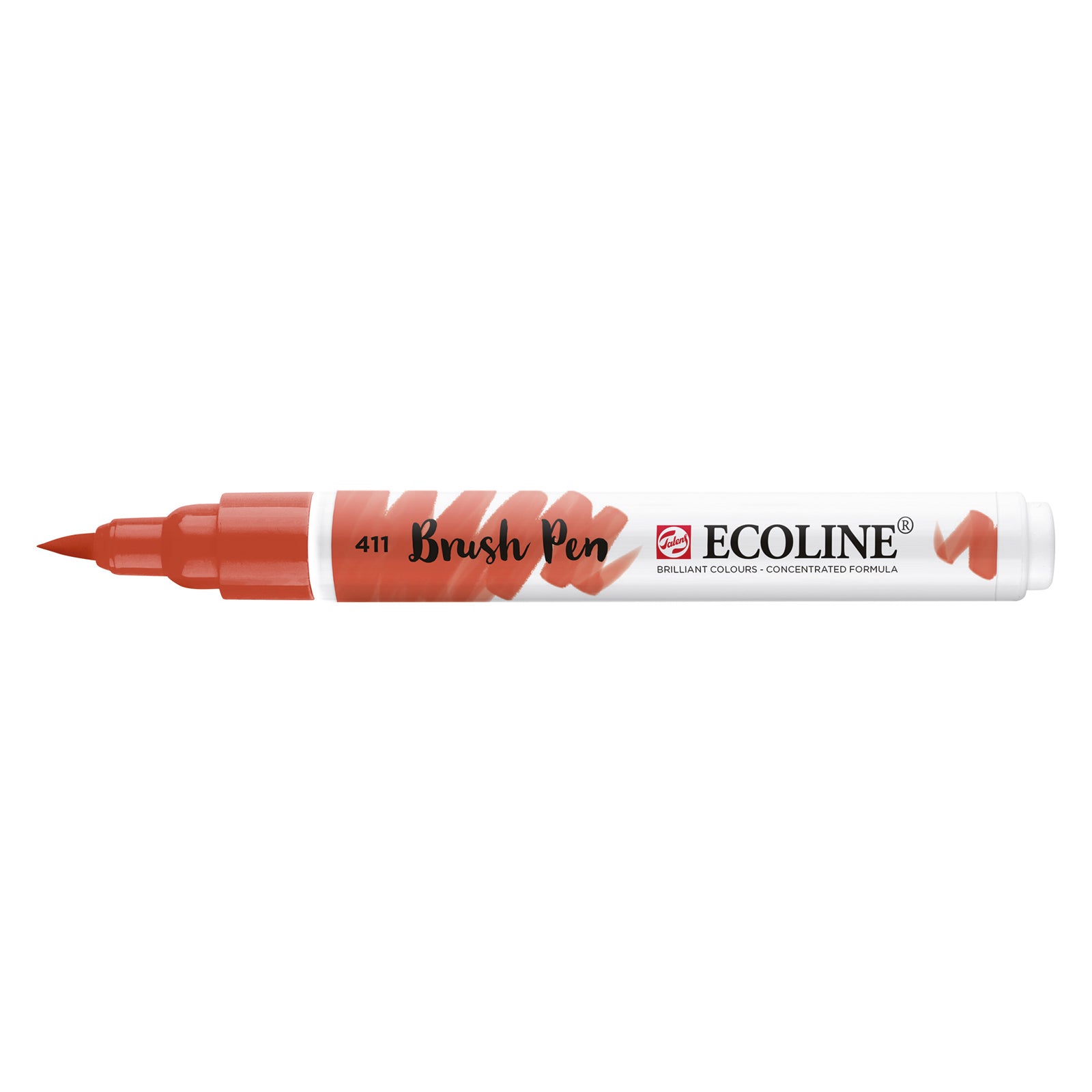 Ecoline • stylo pinceau terre de Sienne brûlée 411