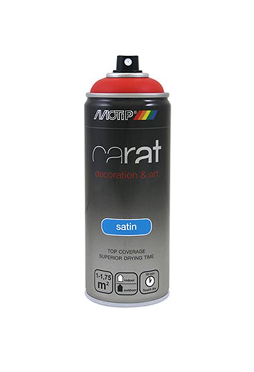 Motip 1054609 - 08066 carat rouge flamme satiné 400 ml | 1 pièce