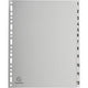Onglets exacompta 1-12 gris