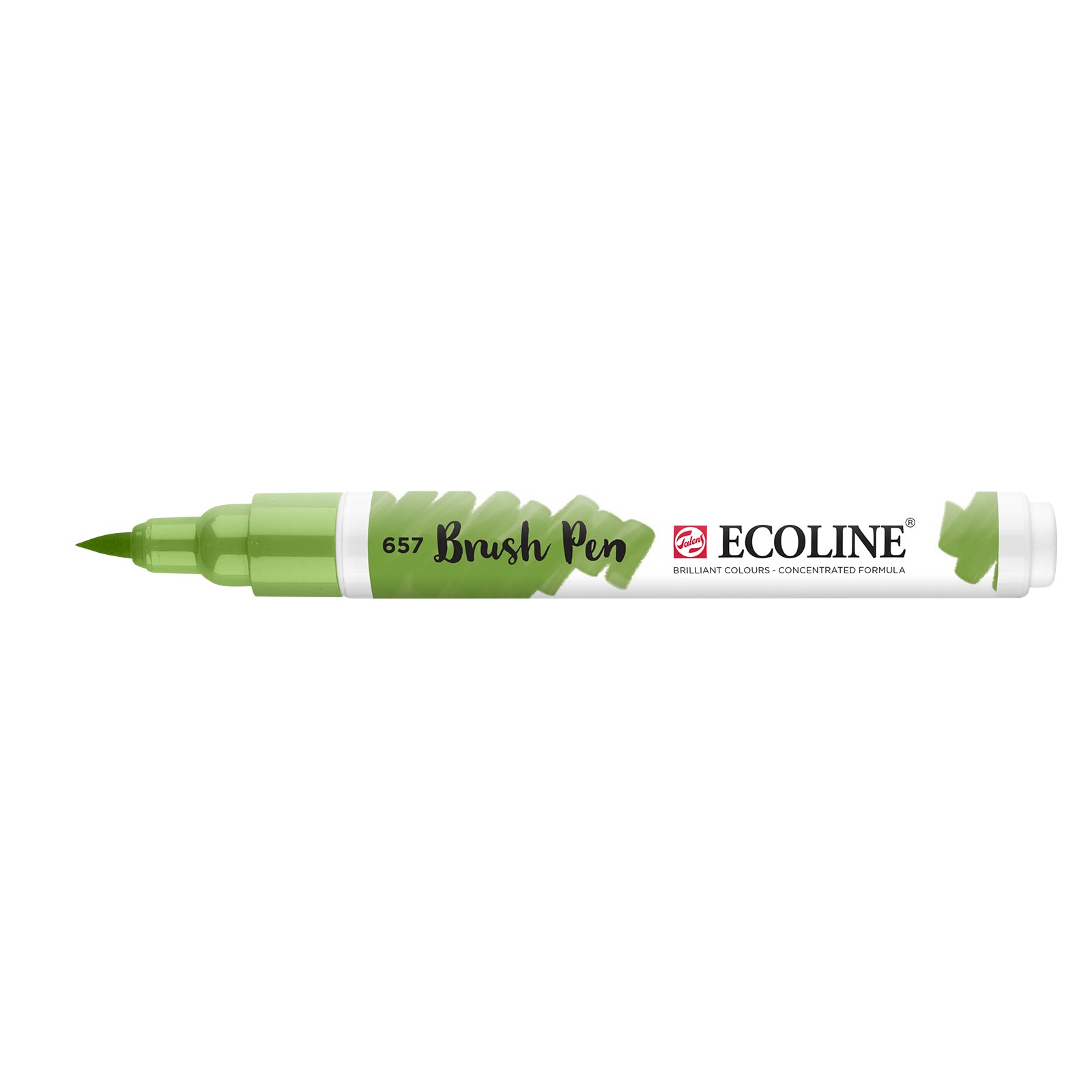 Ecoline • stylo pinceau bronze vert 657
