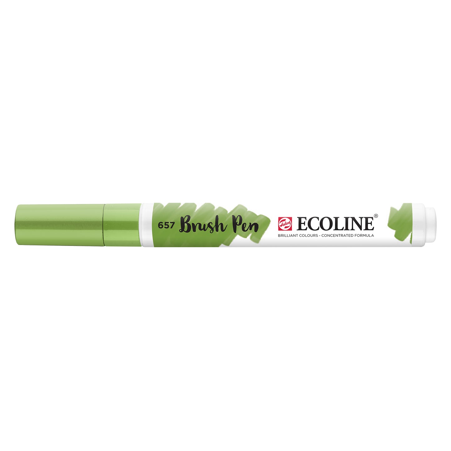 Ecoline • stylo pinceau bronze vert 657