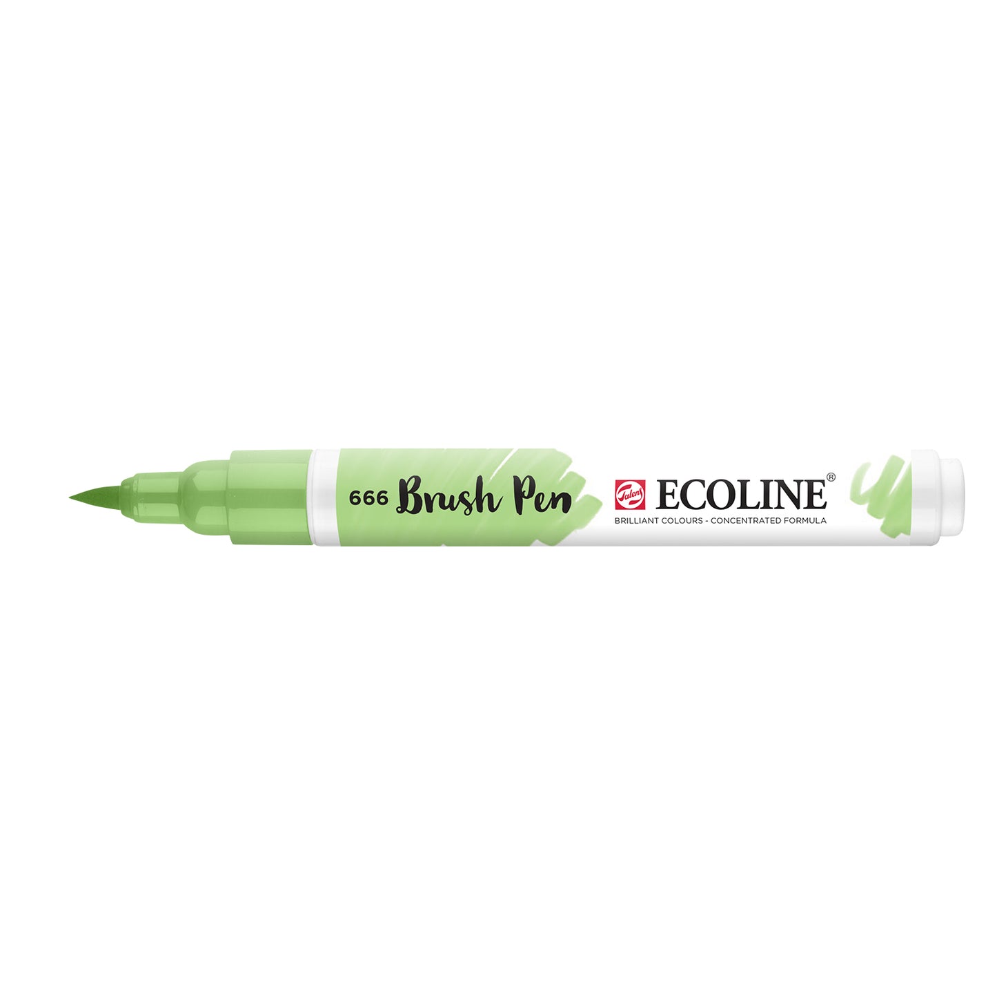 Ecoline • stylo pinceau vert pastel 666