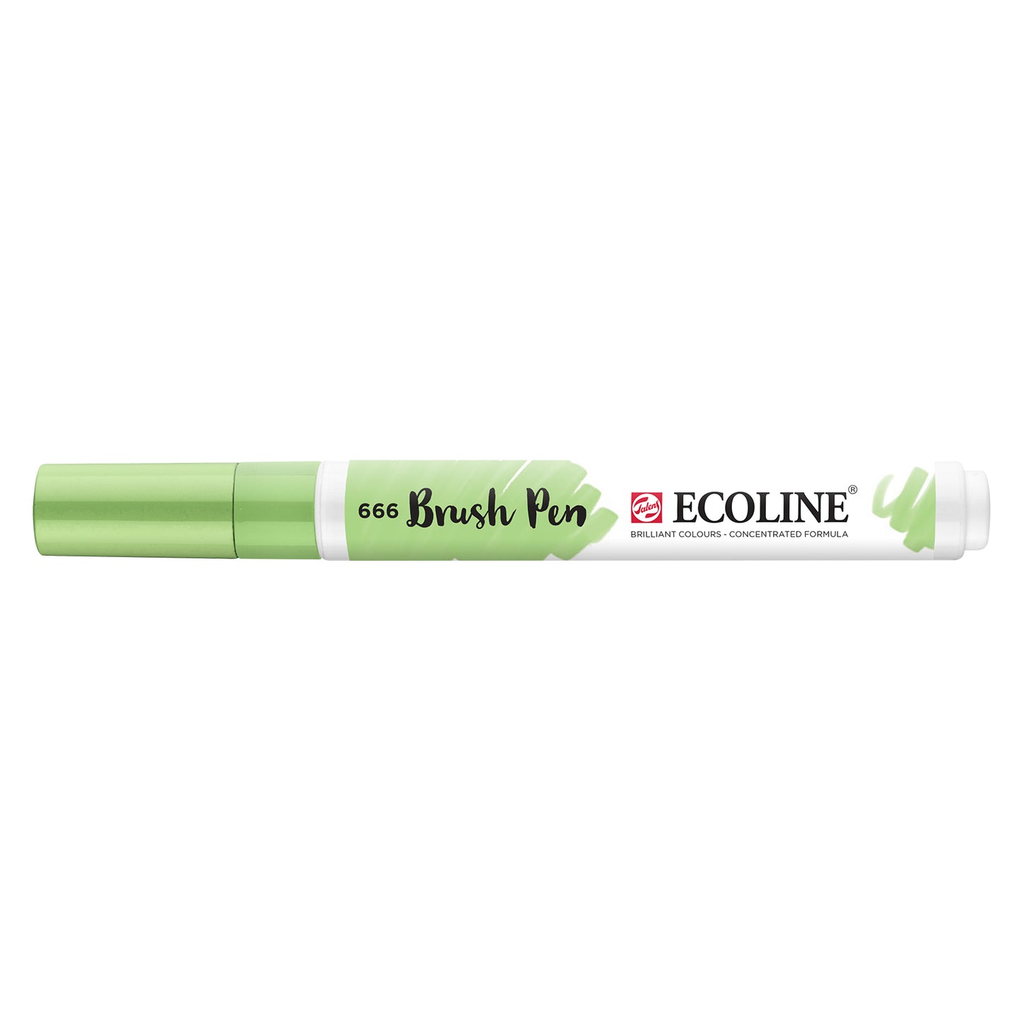 Ecoline • stylo pinceau vert pastel 666