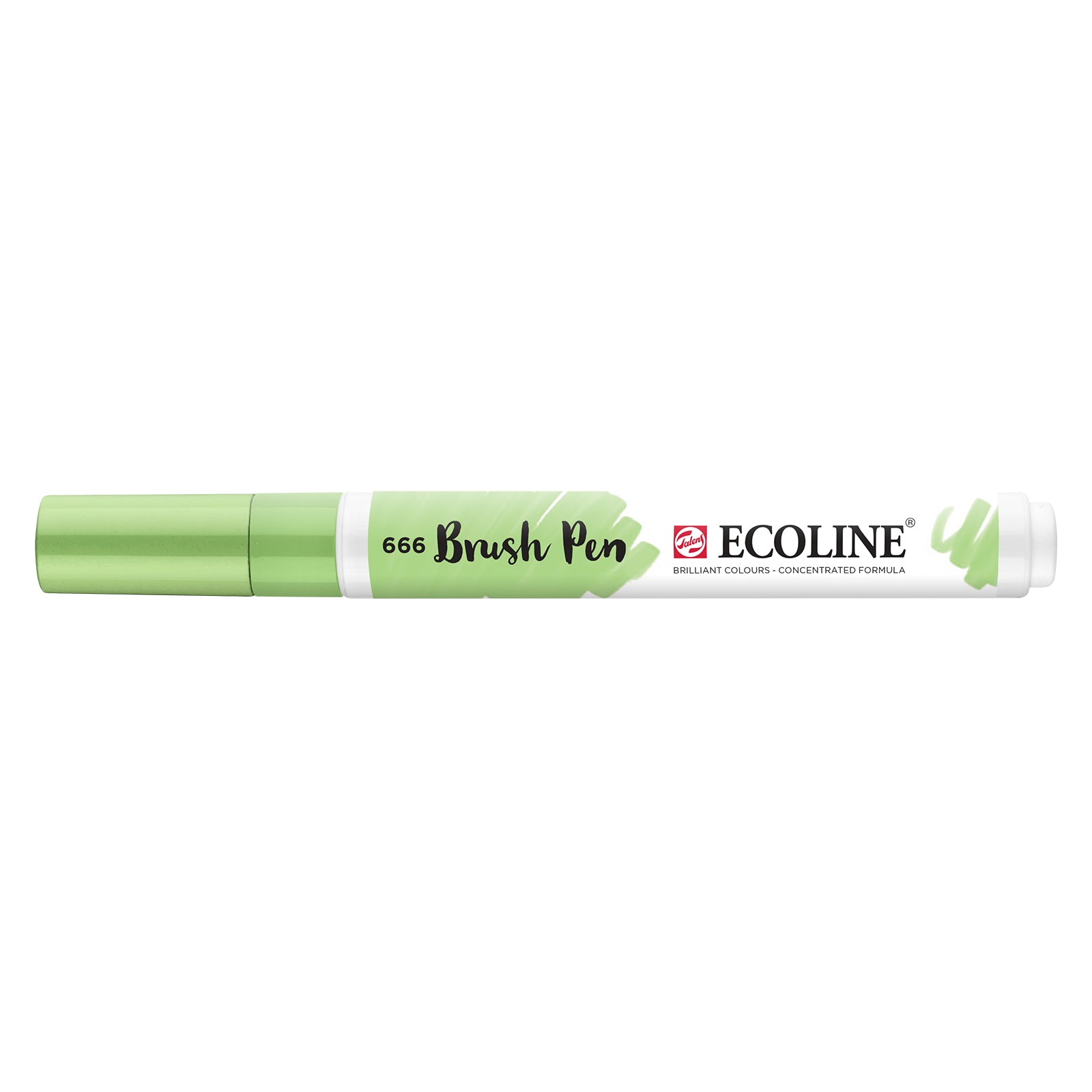 Ecoline • stylo pinceau vert pastel 666