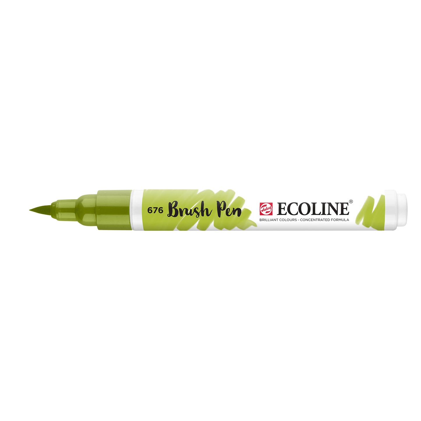 Ecoline • stylo pinceau vert herbe 676