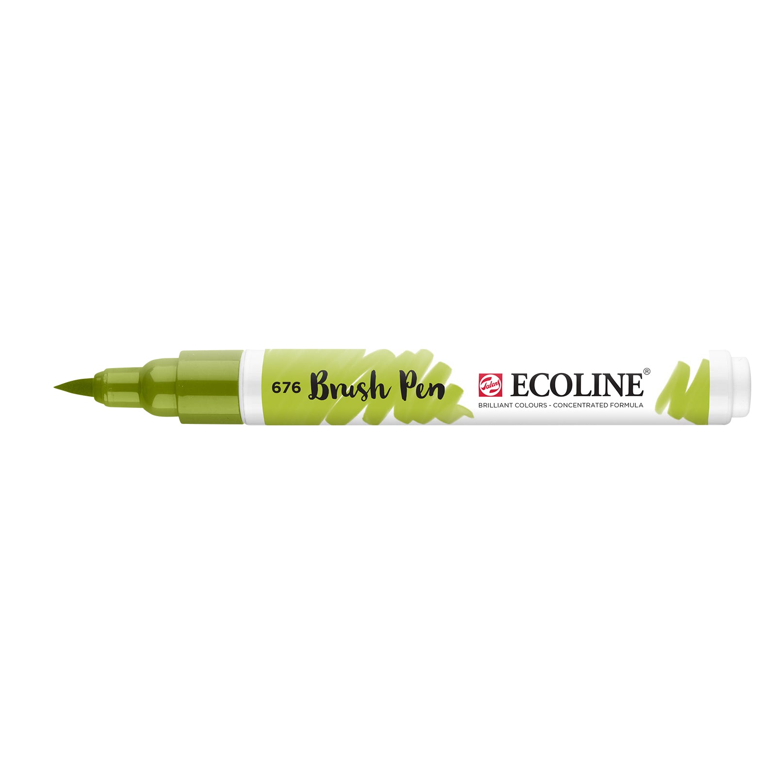Ecoline • stylo pinceau vert herbe 676