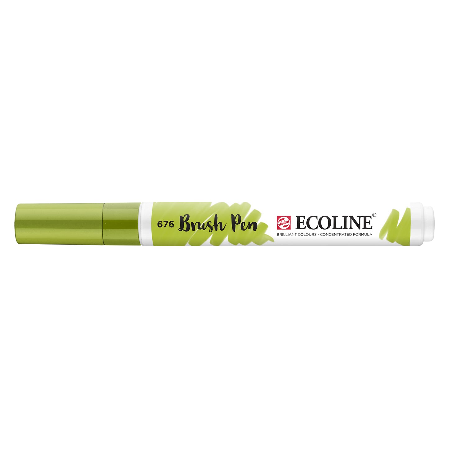 Ecoline • stylo pinceau vert herbe 676