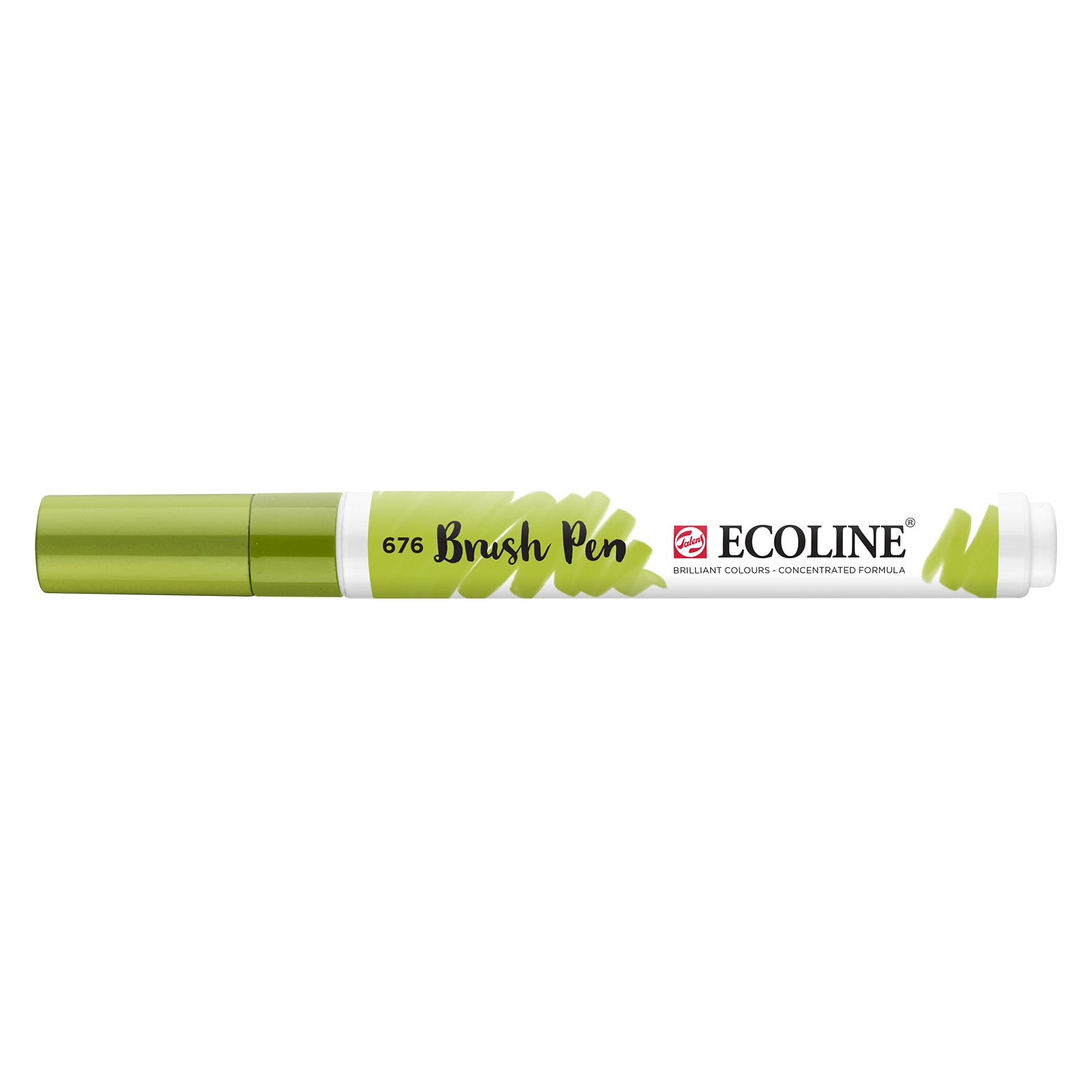 Ecoline • stylo pinceau vert herbe 676