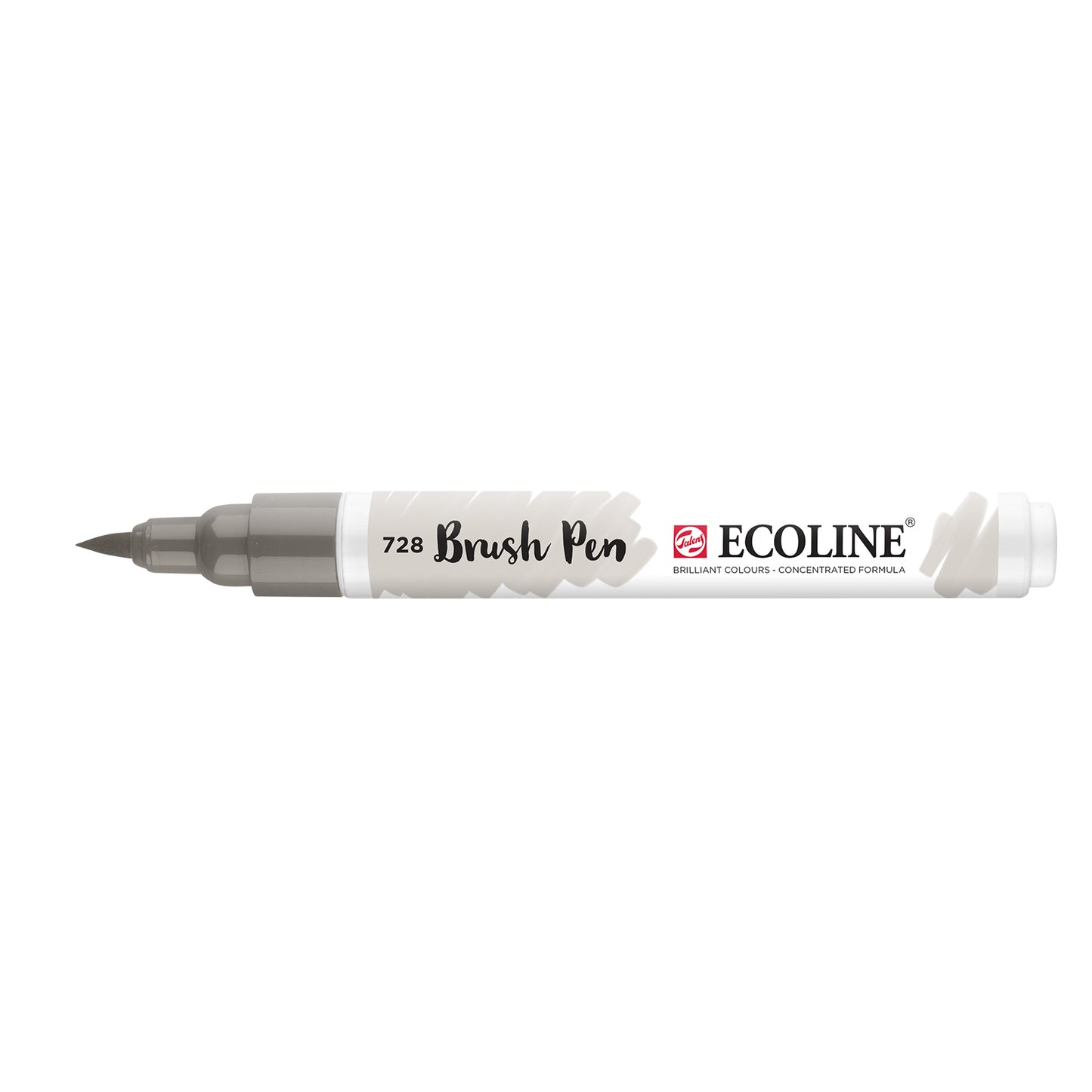 Ecoline • stylo pinceau gris chaud clair 728