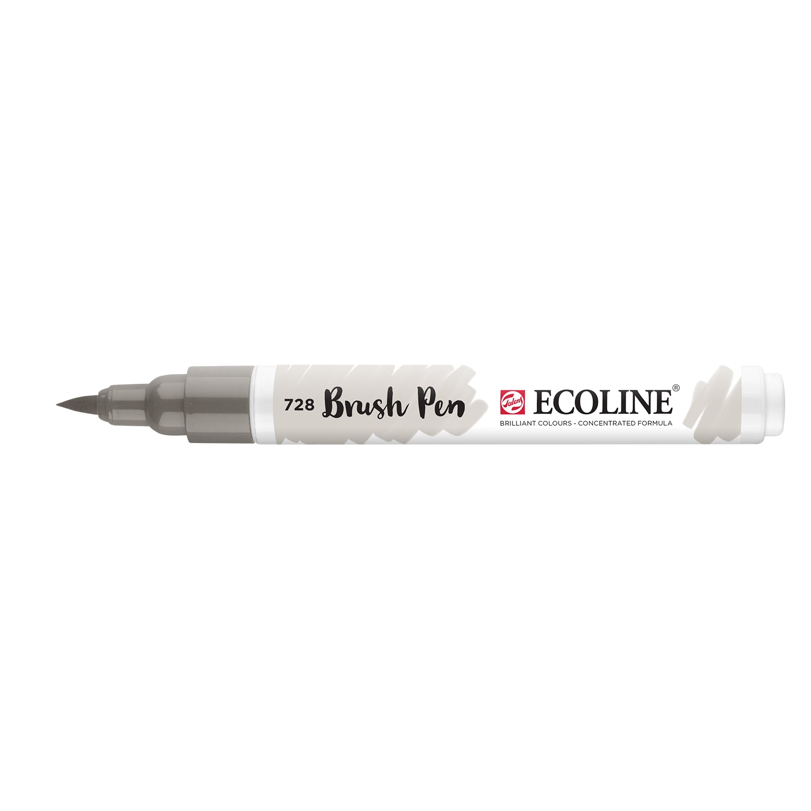 Ecoline • stylo pinceau gris chaud clair 728