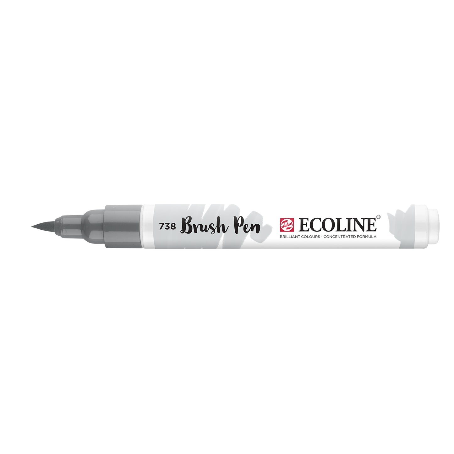 Ecoline • stylo pinceau gris froid clair 738