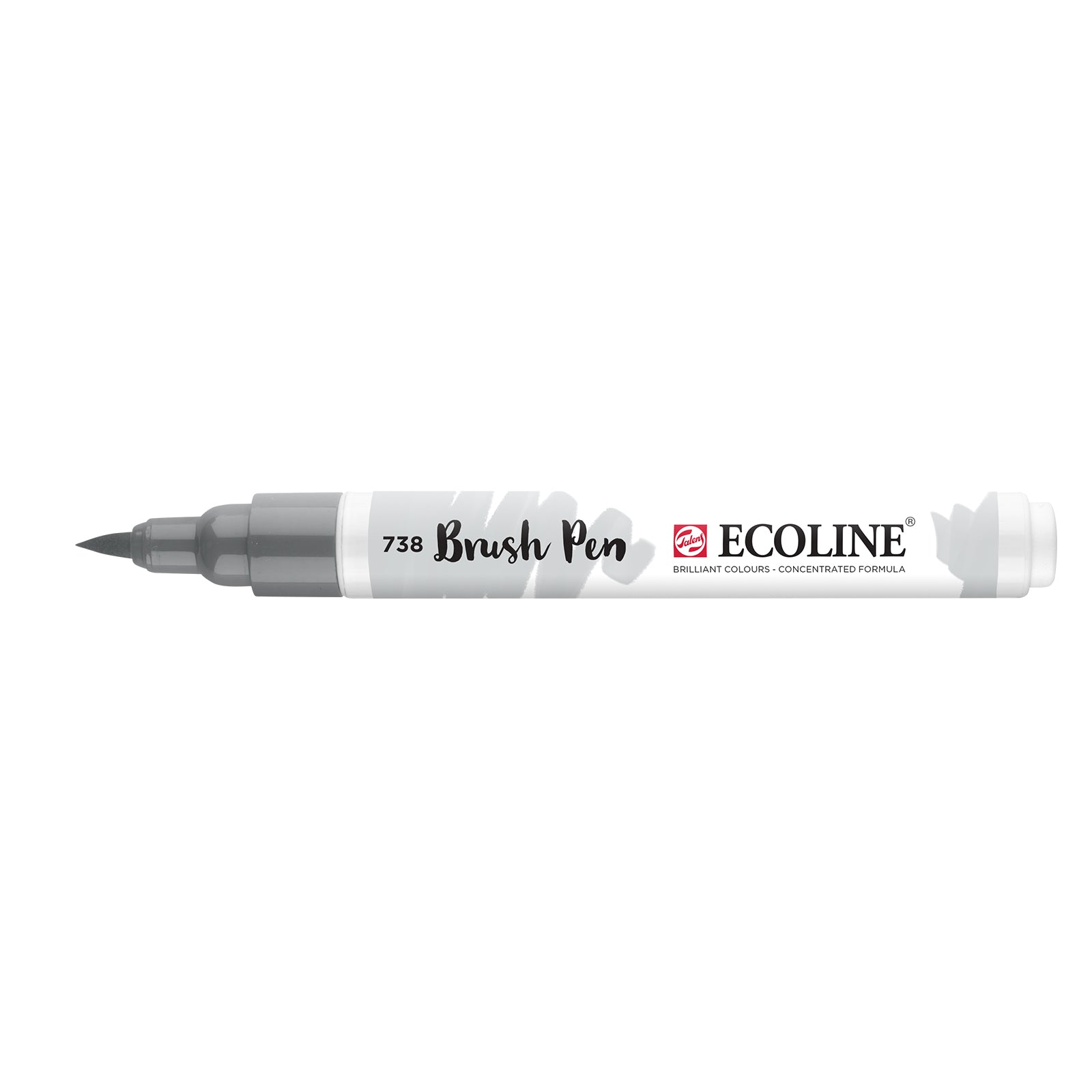 Ecoline • stylo pinceau gris froid clair 738