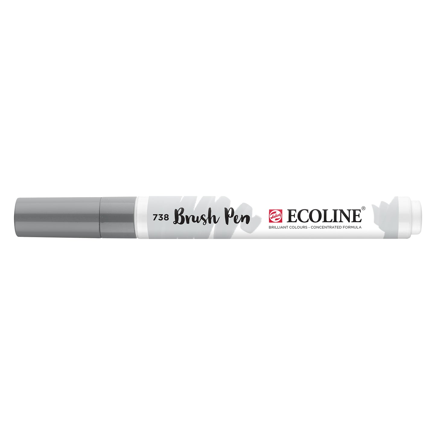 Ecoline • stylo pinceau gris froid clair 738