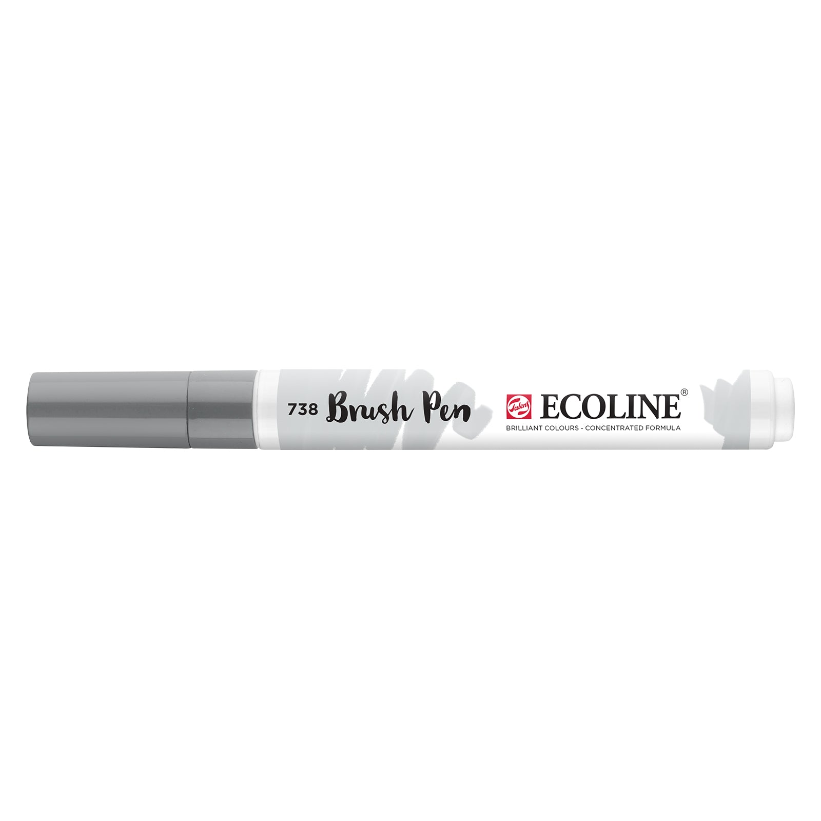 Ecoline • stylo pinceau gris froid clair 738