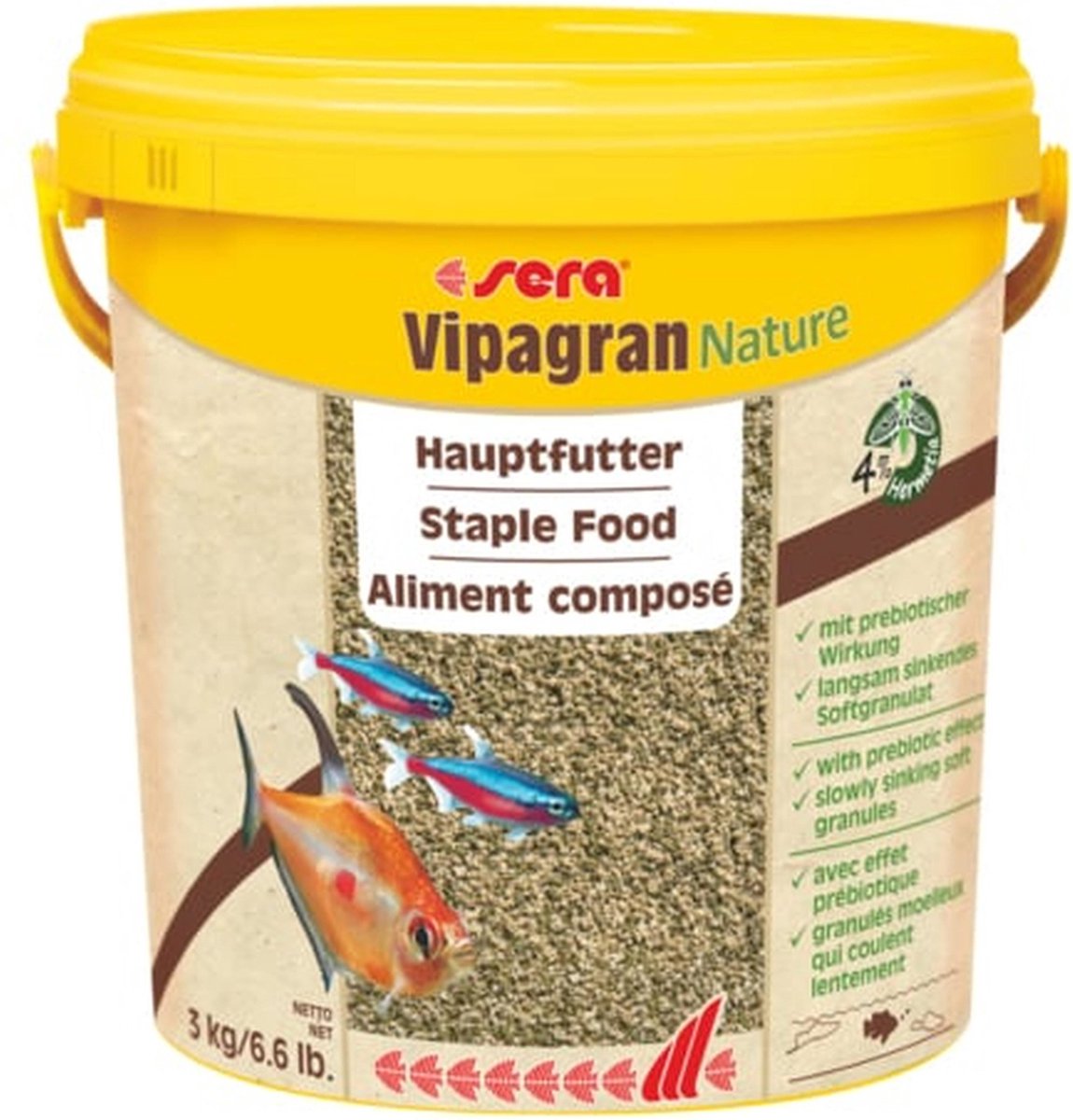 Sera vipagran nature 10000 ml - nourriture pour poissons d'aquarium