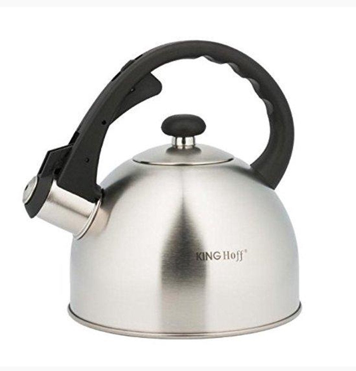 Bouilloire sifflante Kinghoff 1323 - 2l - inox - tous feux