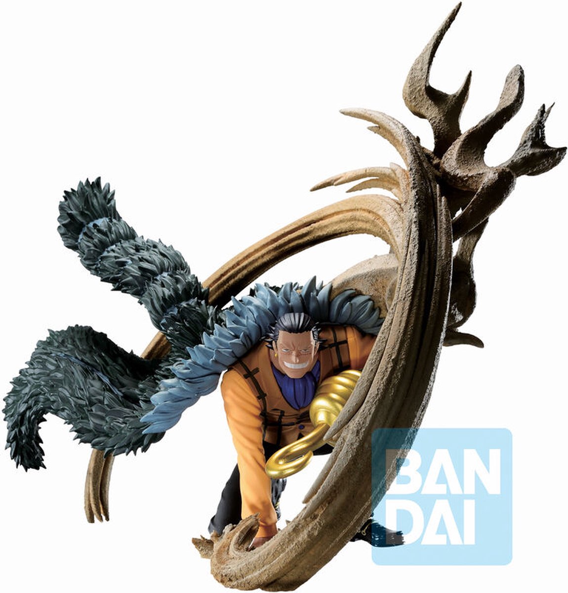 Banpresto one piece ichibansho statue pvc crocodile (duel souvenirs) statue 8 cm