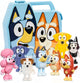 Bluey Go Suitcase avec 8 figurines