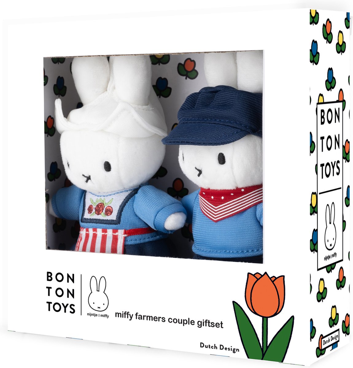 Bon ton toys Miffy - coffret cadeau couple d'agriculteurs - 15 cm - 6