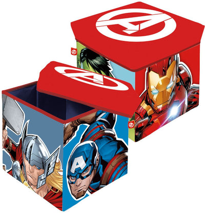 Marvel 30x30x30 cm conteneur de tabouret Avengers rouge