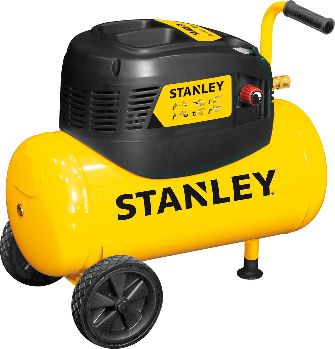 Stanley – compresseur d'air d200 10 24 – 10 bar – sans huile