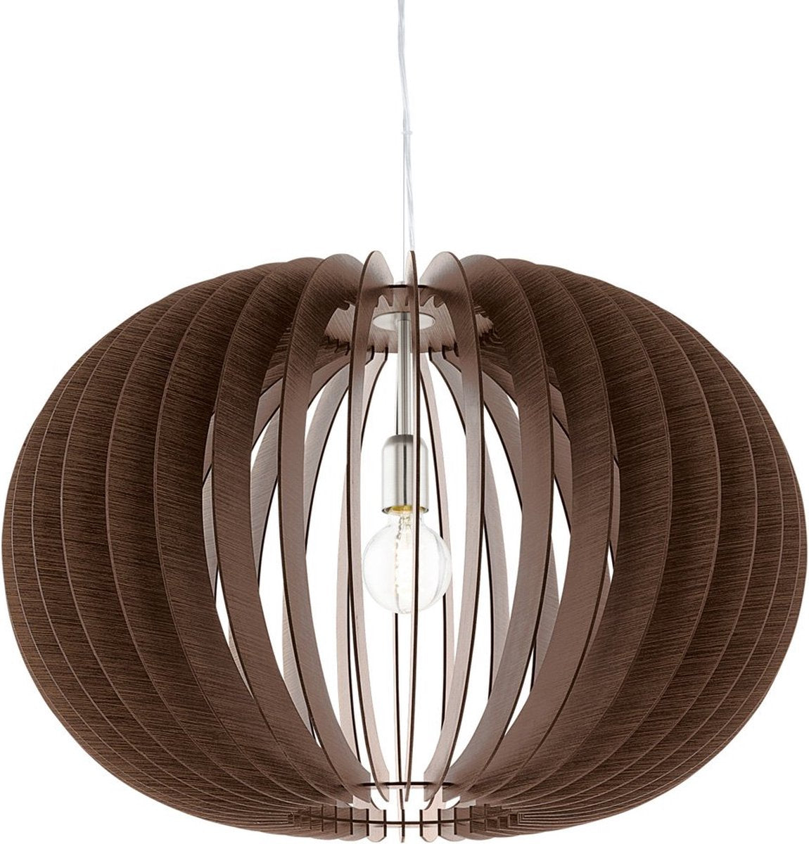 Suspension Eglo stellato - e27 - ø 23 cm - nickel mat