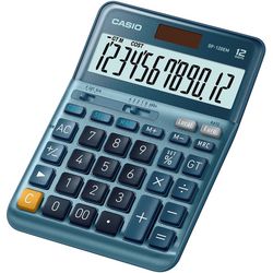 Calculatrice Casio DF-120em bleue