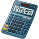 Calculatrice de bureau Casio MS-100EM, affichage à 10 chiffres, bleu