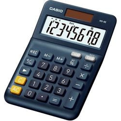 Calculatrice de bureau Casio MS-8e, affichage à 8 chiffres, bleu