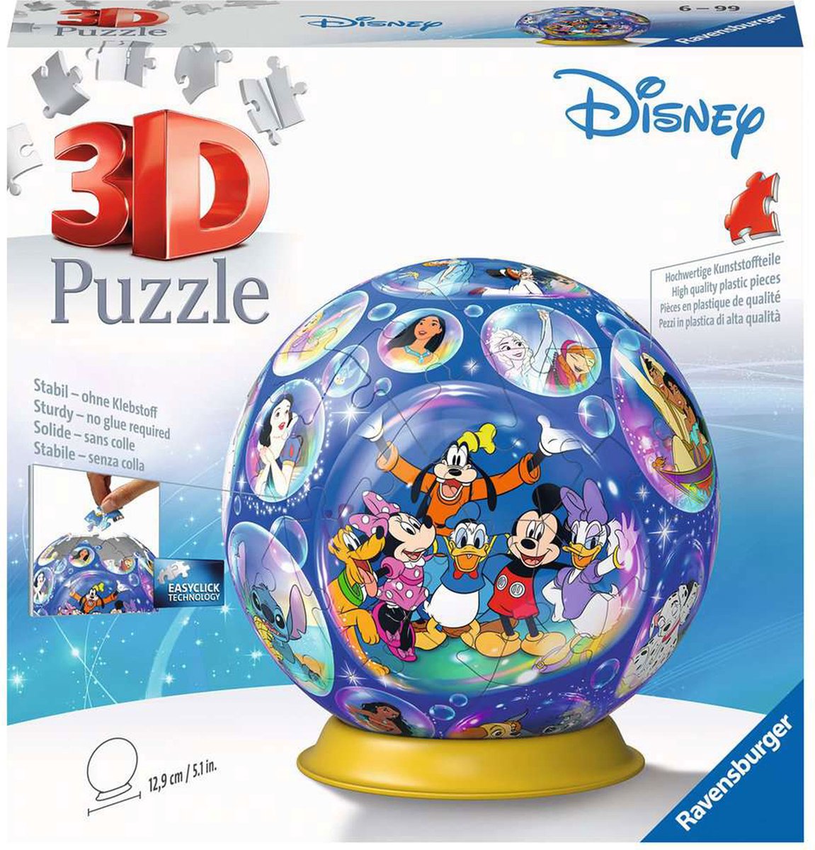 Puzzle Ravensburger Personnages Disney 72 pièces